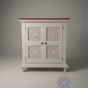 floral vintage cabinet